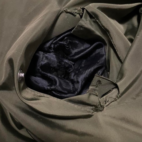 army green bomber jacket - Picture 2 of 2